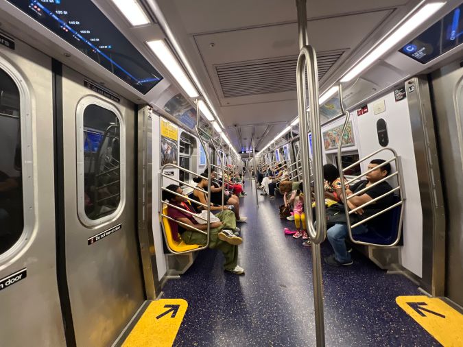 What kind of air do NYC subway passengers breathe?