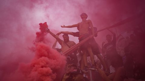 Hinchas del Caracas FC. Imagen referencial.