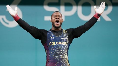 Colombiano Yeison López ganó plata en levantamiento de pesas en París 2024