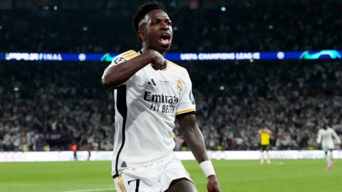 Vinícius Jr. durante la final de la UEFA Champions League 2024 ante Borussia Dortmund.