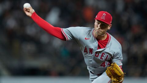 Ben Joyce durante un encuentro ante San Francisco Giants.