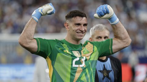 Emiliano Martinez durante la Copa América 2024.