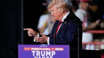 Donald Trump en Harrisburg, Pennsylvania