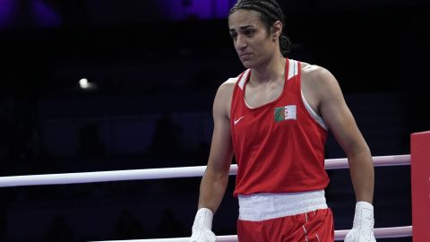 Boxeadora argelina Imane Khelif.