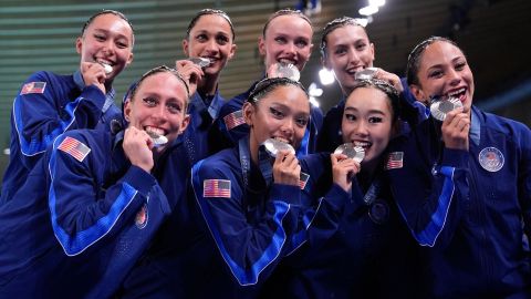 Equipo de nado sincronizado de Estados Unidos.