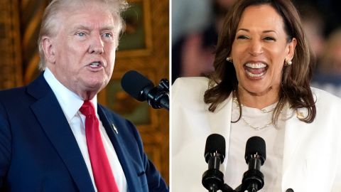 Donald Trump y Kamala Harris