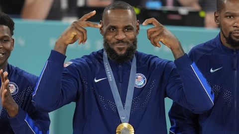 LeBron James MVP de París 2024: "Me siento honrado feliz"