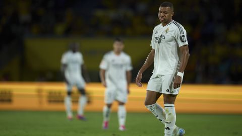 Mbappé alcanzó una histórica sequía tras el empate del Real Madrid ante Las Palmas