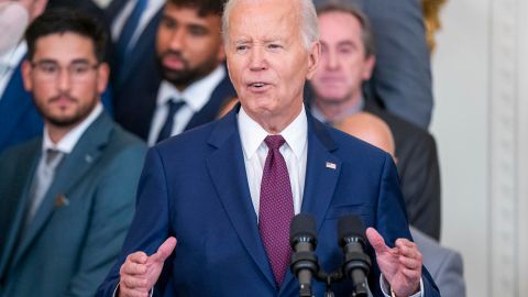 Biden dijo que cuando se presentó en 2020 contra Trump se veía a sí mismo como un presidente de transición.