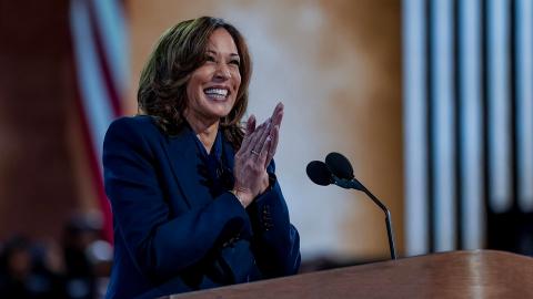 Kamala Harris habló sobre migración durante su discurso de aceptación en la Convención Nacional Demócrata.