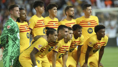 Plantilla del FC Barcelona.