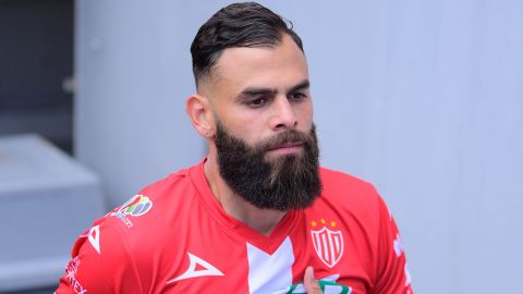 Jhon Chancellor durante un partido del Necaxa en México.