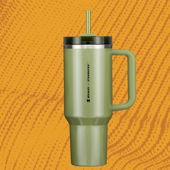 Enfriador de sellado al vacío verde oliva Starbucks x Stanley