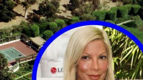 Tori Spelling se mudó a esta casa cuando tenía 17 años.