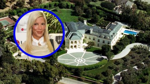 Tori Spelling se mudó a esta casa cuando tenía 17 años.