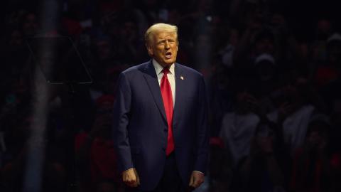 Trump no dudó en señalar a Kamala Harris como la principal responsable de lo que calificó como una "farsa" judicial.