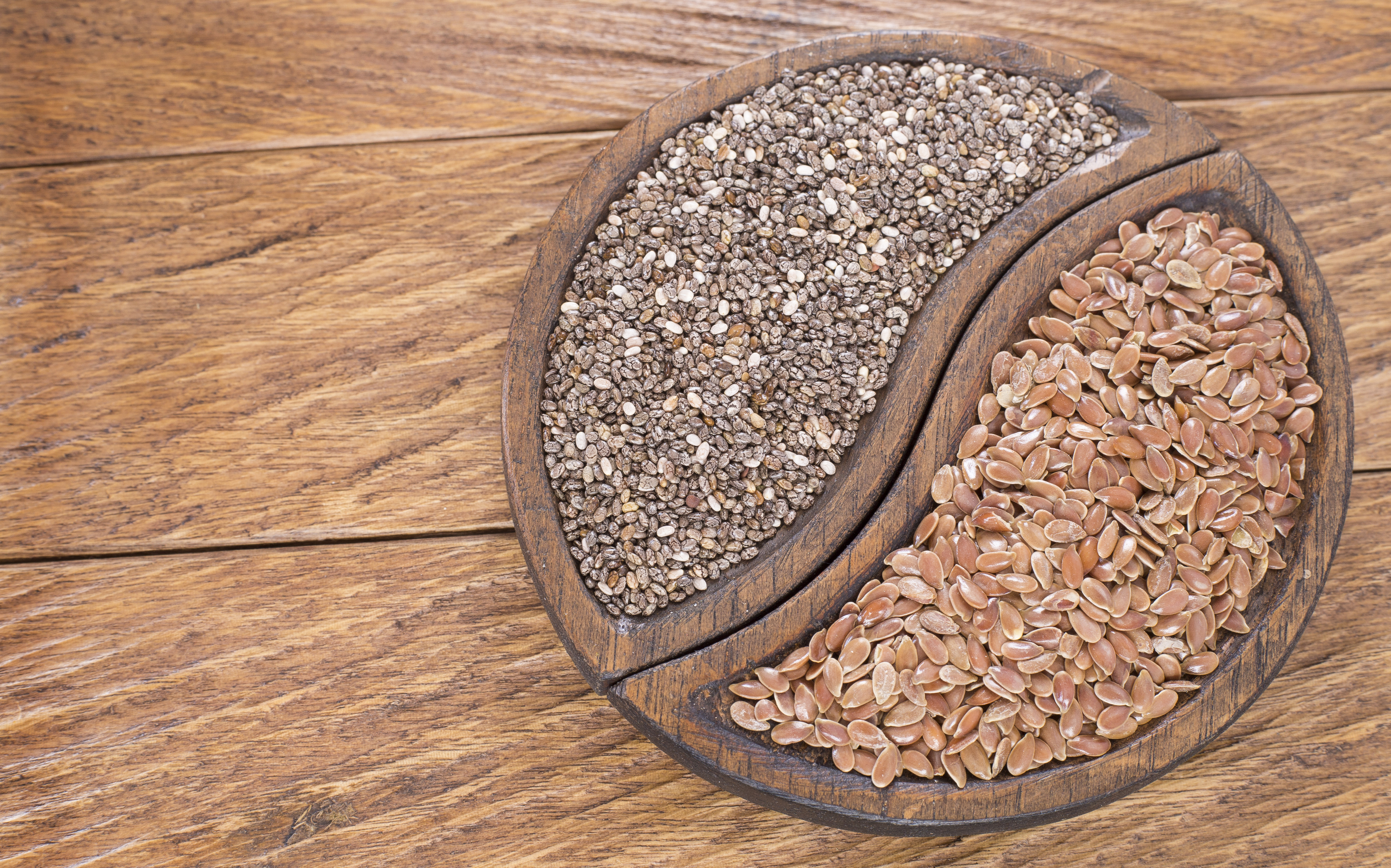 Agua de chía y linaza