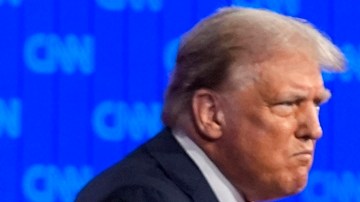 FILE - President Joe Biden, right, and Republican presidential candidate former President Donald Trump, participate in a presidential debate hosted by CNN, June 27, 2024, in Atlanta. In the ensuing two years following the pandemic, as inflation slowed but persisted, the confidence Biden hoped to instill steadily waned. And when he showed his age in a disastrous debate in June against Donald Trump, he lost the benefit of the doubt as well. That gave him the legacy of having built the legislative scaffolding of a renewed America without convincing voters that better days were ahead. (AP Photo/Gerald Herbert, File)