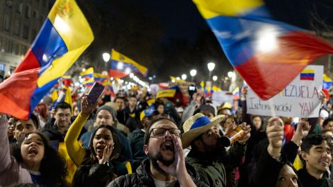 Venezolanos protestaron en varios países en rechazo a resultados de las presidenciales