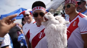 Fans de Perú.