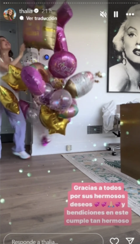 Regalo de cumpleaños para Thalía.