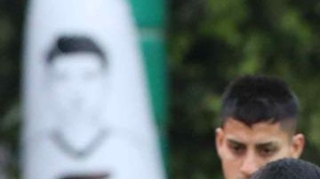 Los jugadores de la selección peruana de fútbol entrenan este martes en Lima (Perú).