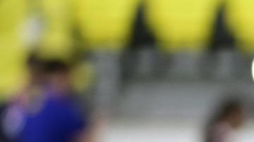 El portero alemán del FC Barcelona Marc-André ter Stegen, en el campo antes del partido contra el Villarreal.