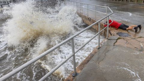 Marea por huracán Helene en Florida