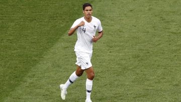 Raphael Varane durante el Mundial de Rusia 2018.