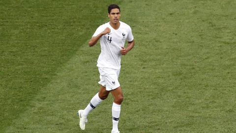 Raphael Varane durante el Mundial de Rusia 2018.