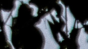 El médico forense está comparando y examinando todos los fragmentos de restos humanos.