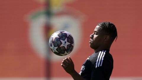 David Neres durante su tiempo en el Benfica.