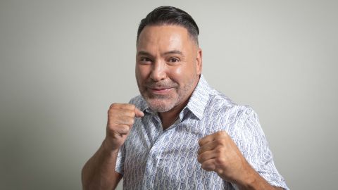 Oscar De La Hoya, exboxeador mexicano. AP)