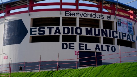Estadio Municipal de El Alto en Bolivia.