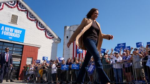 Kamala Harris en New Hampshire