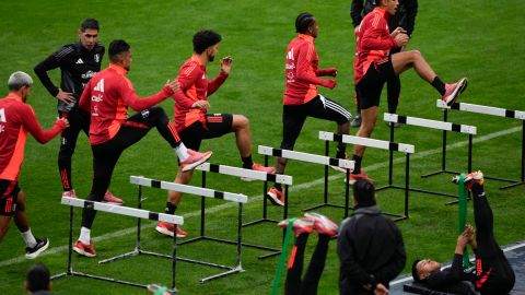 Entrenamiento de la selección de Perú.