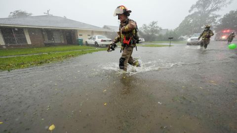 Efectos del huracán Francine en Louisiana