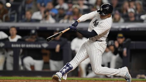 Juan Soto durante un encuentro entre los Kansas City Royals y los New York Yankees.