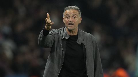 Luis Enrique, entrenador del PSG.