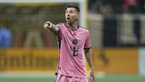 Lionel Messi durante el partido ante el Atlanta United.