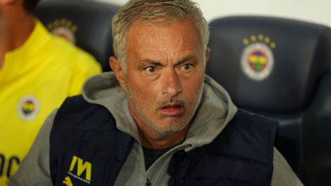 José Mourinho durante un encuentro del Fenerbahce en Europa League.