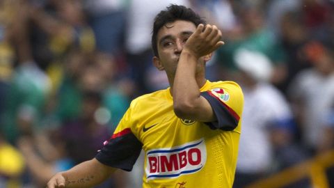 Christian "Hobbit" Bermúdez durante su etapa con América.