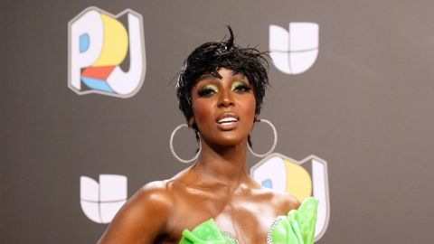 Amara La Negra, presentadora de Desiguales, programa de Univision.