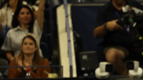 Frances Tiafoe celebra su victoria ante Grigor Dimitrov.