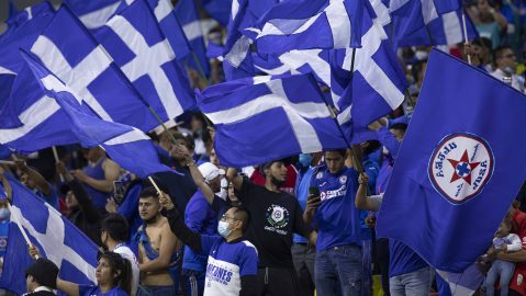 Fans de Cruz Azul.