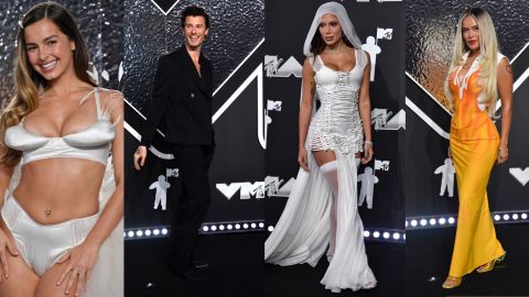 Ellos son algunos de los famosos que se han destacado a su paso por la alfombra negra de los MTV VMAs 2024.