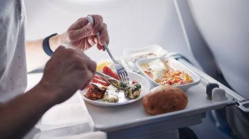 Comida en el avión