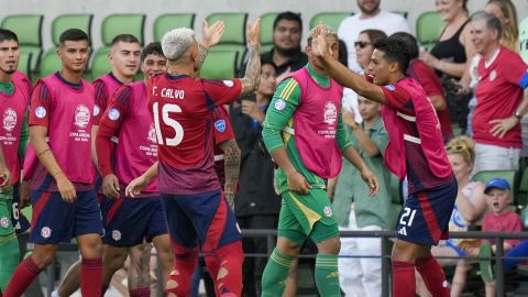 Jugadores de Costa Rica.