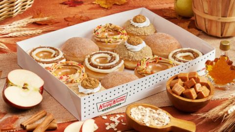 Krispy Kreme presenta nuevos sabores para el otoño