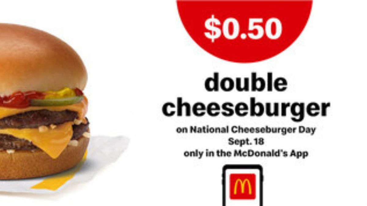 McDonald’s ofrece hamburguesas con queso doble a 50 centavos